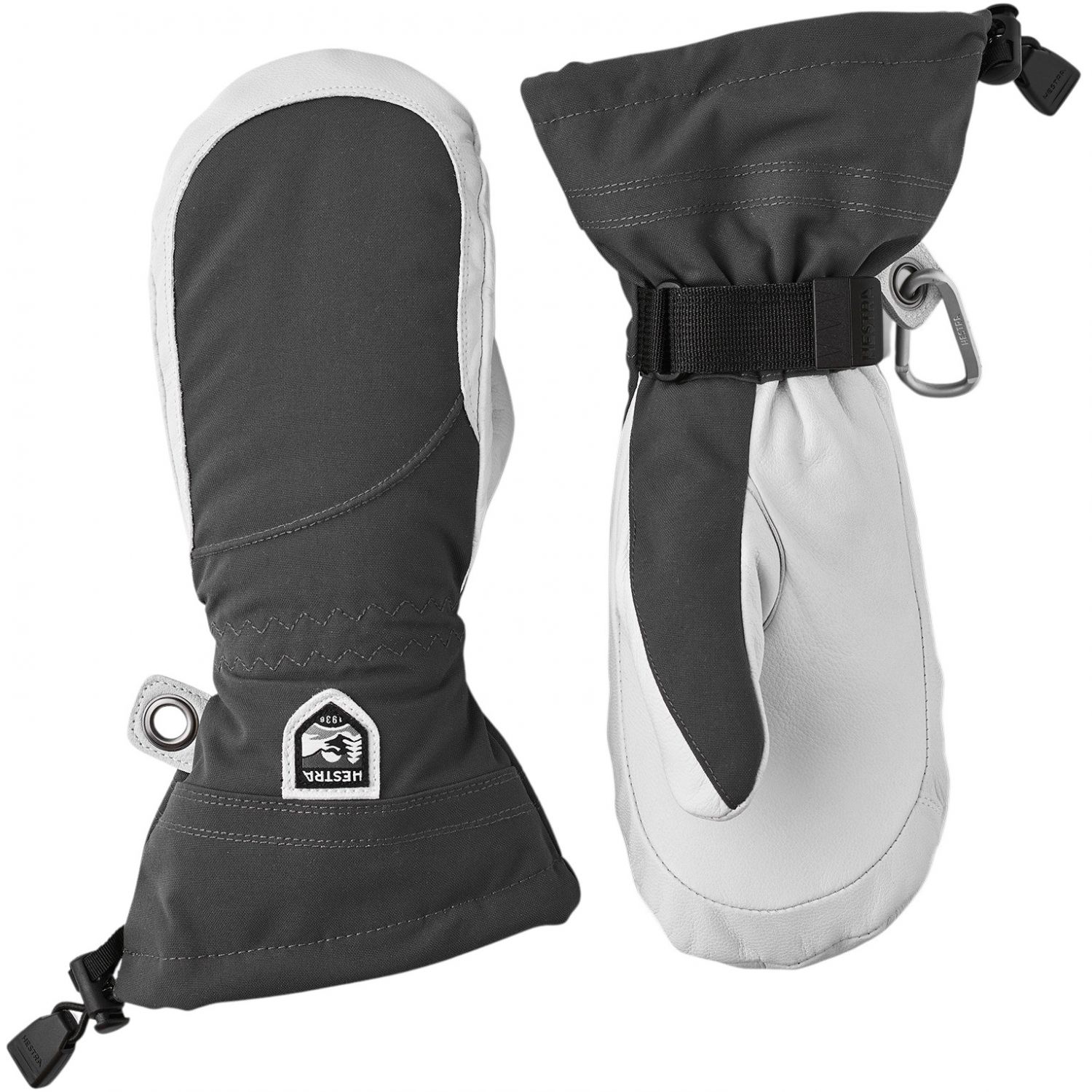 Hestra Heli Ski, gants de ski, femmes, gris/blanc