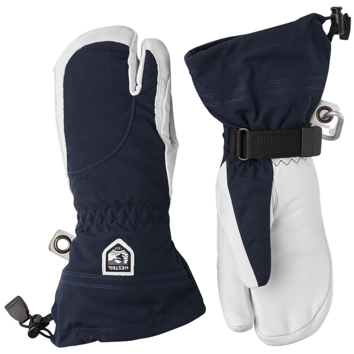 Hestra Heli Ski, gants lobster de ski, femmes, navy