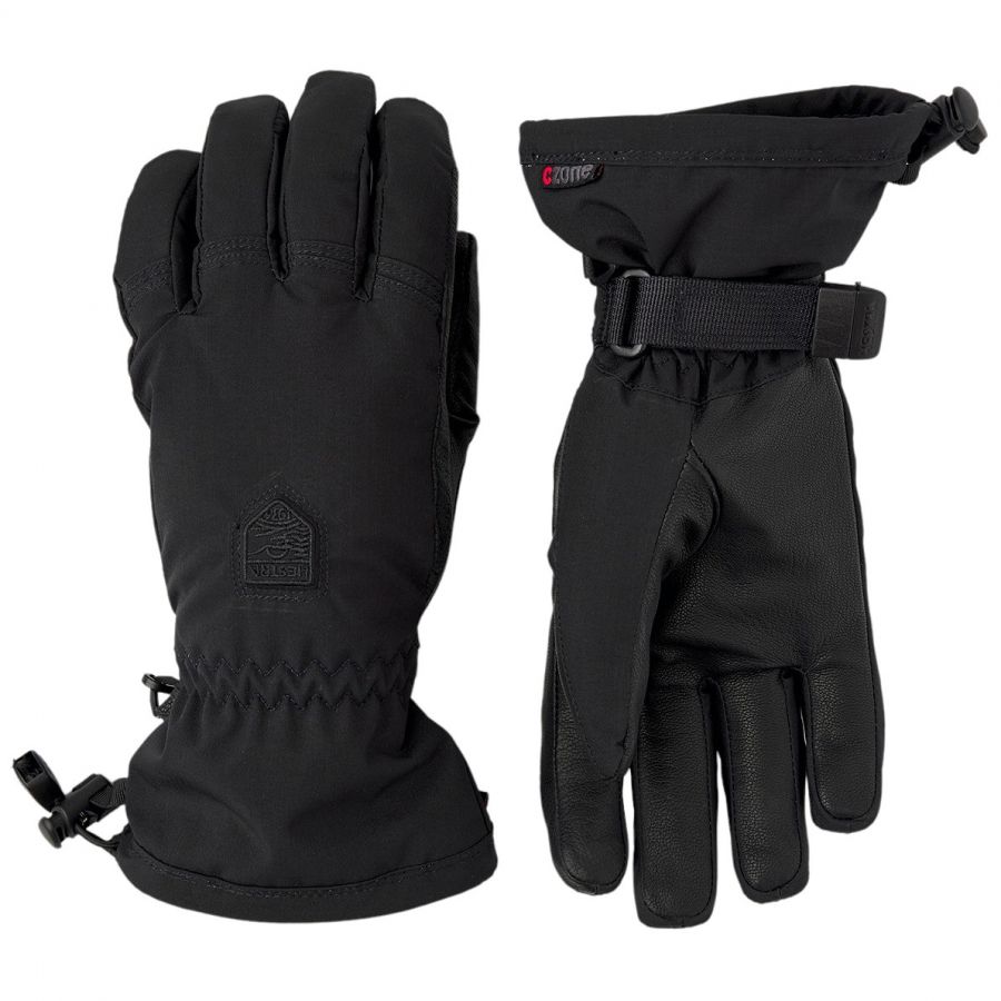 Hestra Powder Czone, gants de ski, femmes, noir