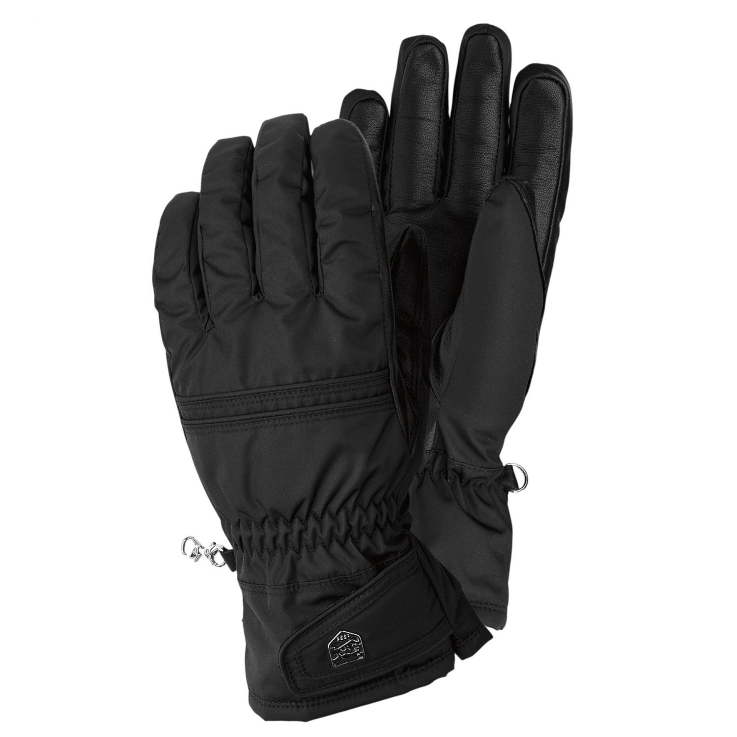 Hestra Primaloft Leather gant de ski, femmes, noir