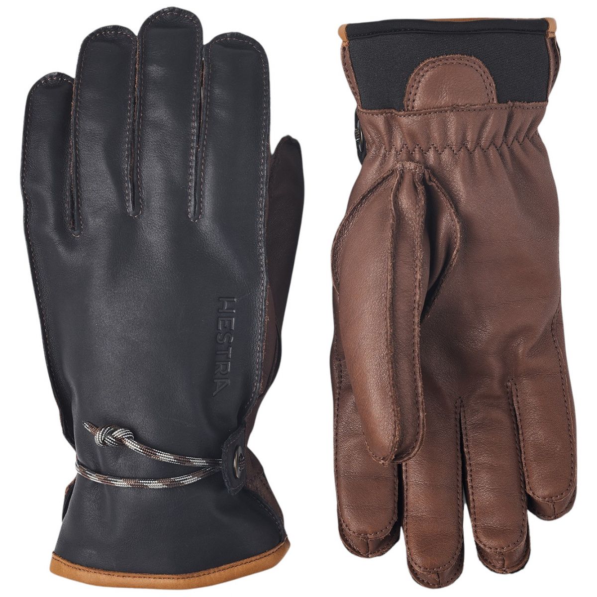 Hestra Wakayama, gants, navy/marron