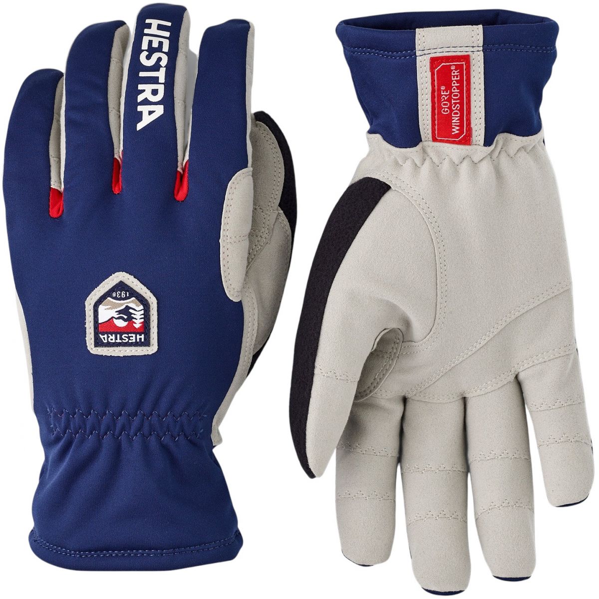 Hestra Windstopper Ergo Grip Touring, gants, marine