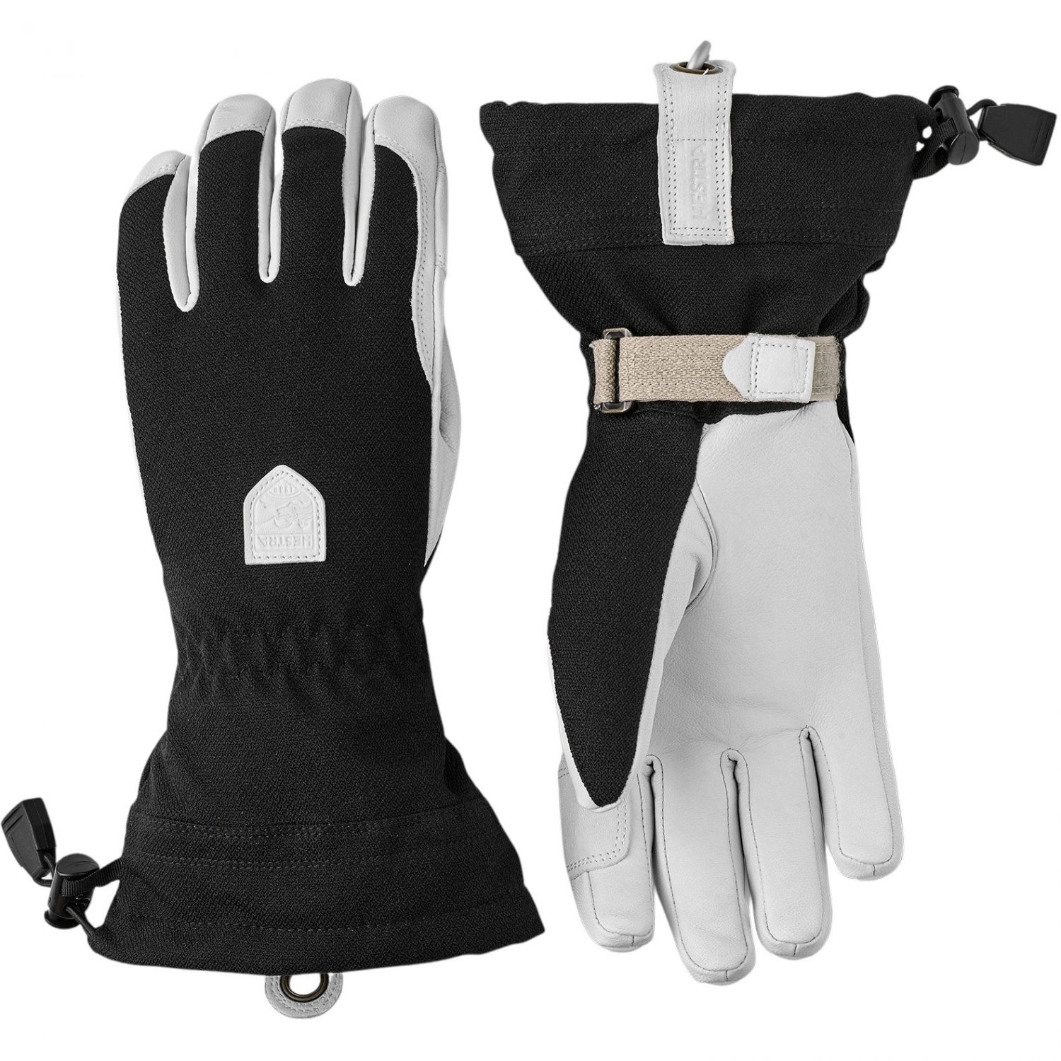 Hestra Women's Patrol Gauntlet, gants de ski, femmes, noir