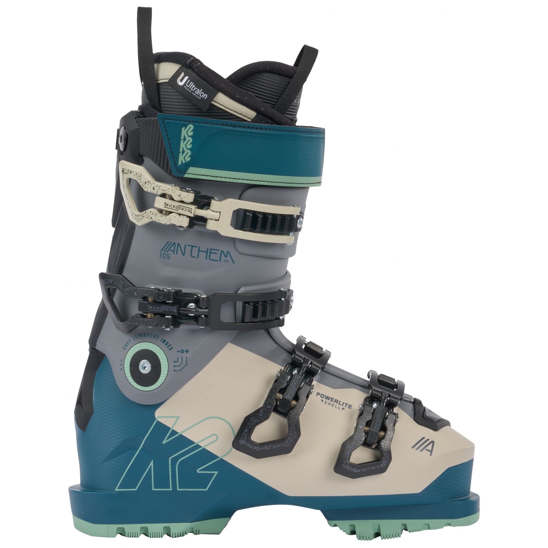 K2 Anthem 105 MV, chaussures de ski, femmes, beige/bleu