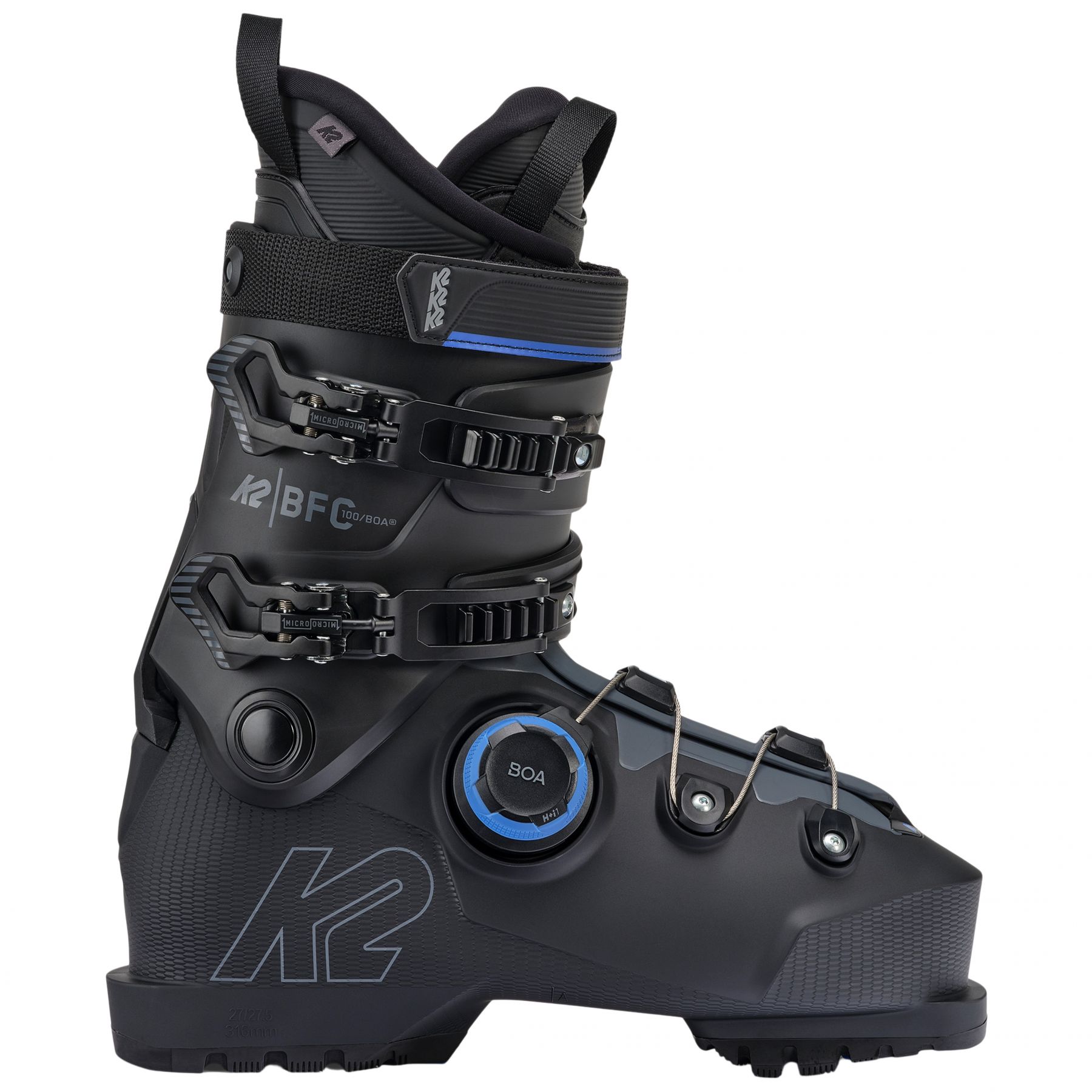 K2 BFC 100 BOA, chaussures de ski, hommes, noir