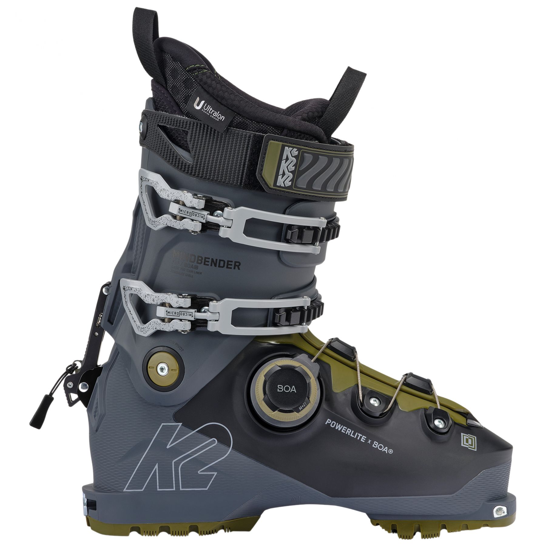 K2 Mindbender 110 BOA, chaussures de ski, hommes, gris