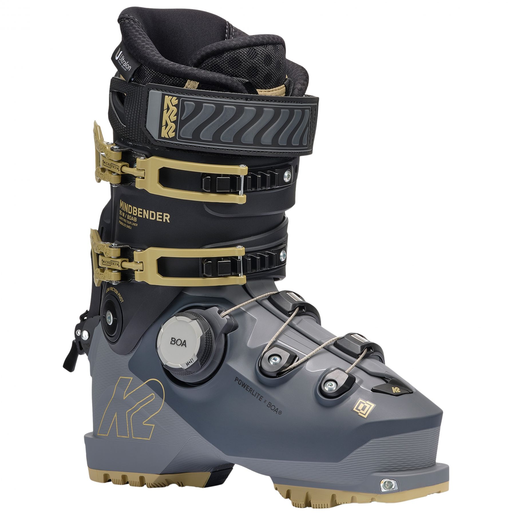 K2 Mindbender 95 BOA, chaussures de ski, femmes, gris/noir