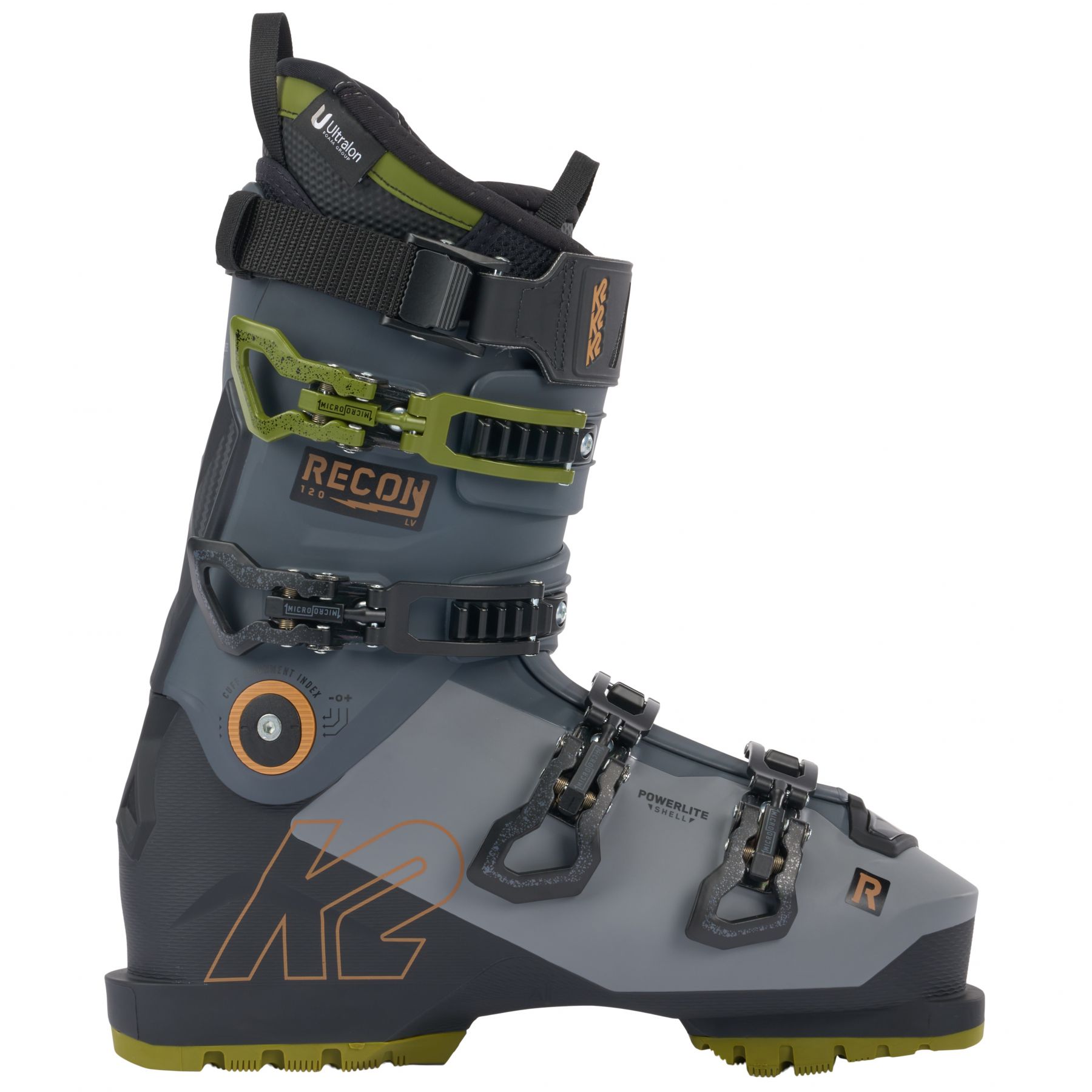 K2 Recon 120 MV, chaussures de ski, hommes, gris