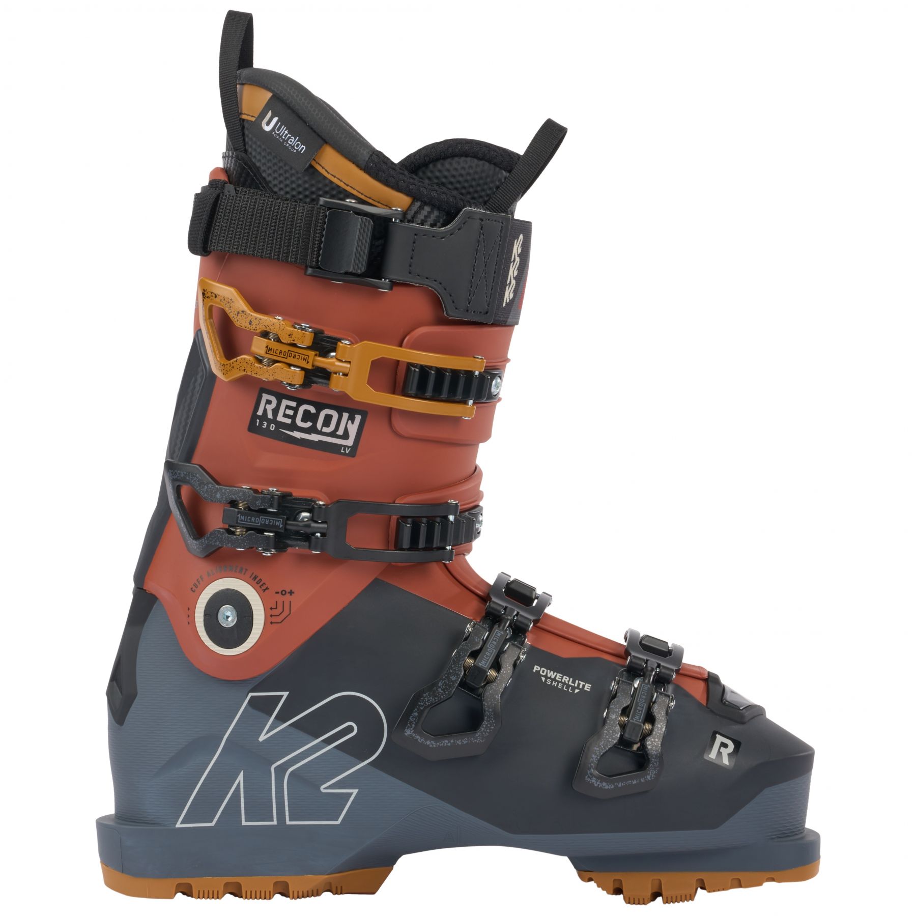 K2 Recon 130 LV, chaussures de ski, hommes, noir/rouge