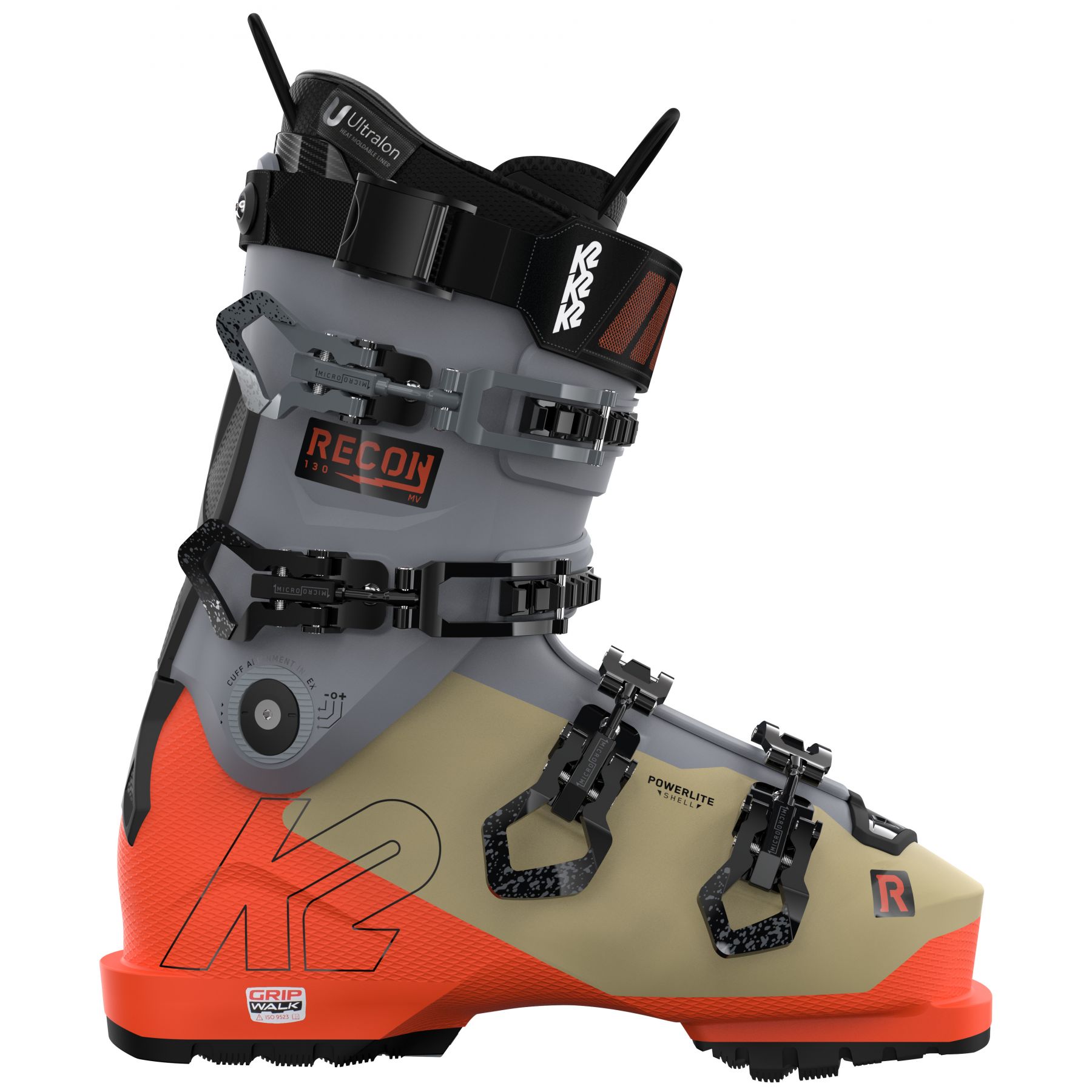 K2 Recon 130 LV, chaussures de ski, hommes, orange