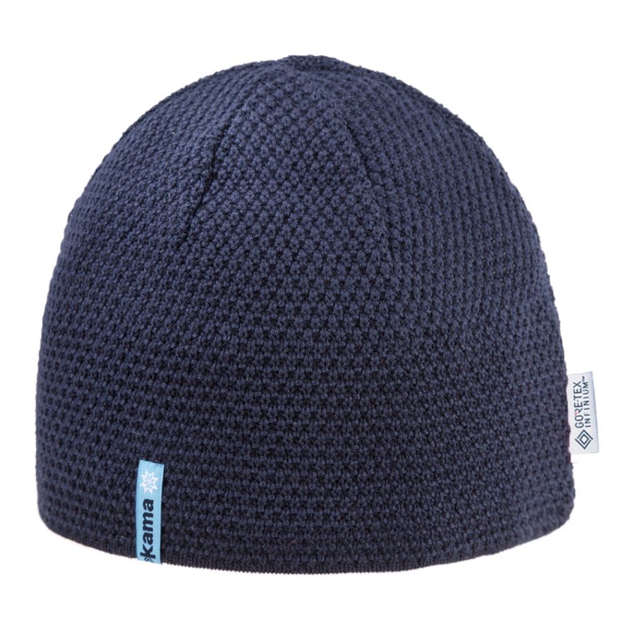 Kama strikket chapeau, Gore Windstopper, marine