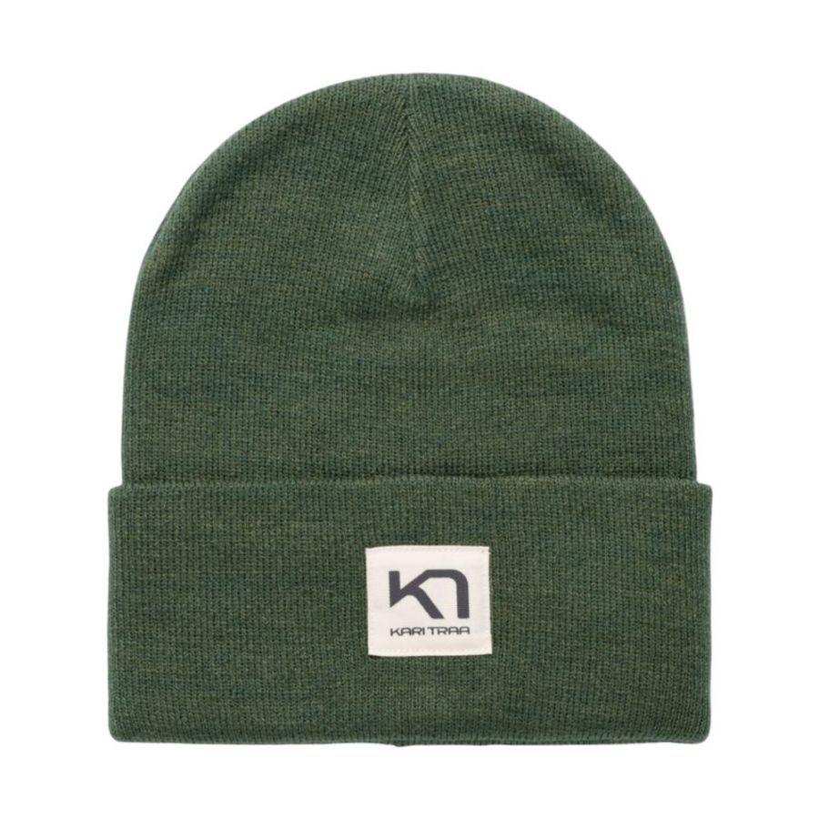 Kari Traa Røthe, bonnet, femme, vert foncé