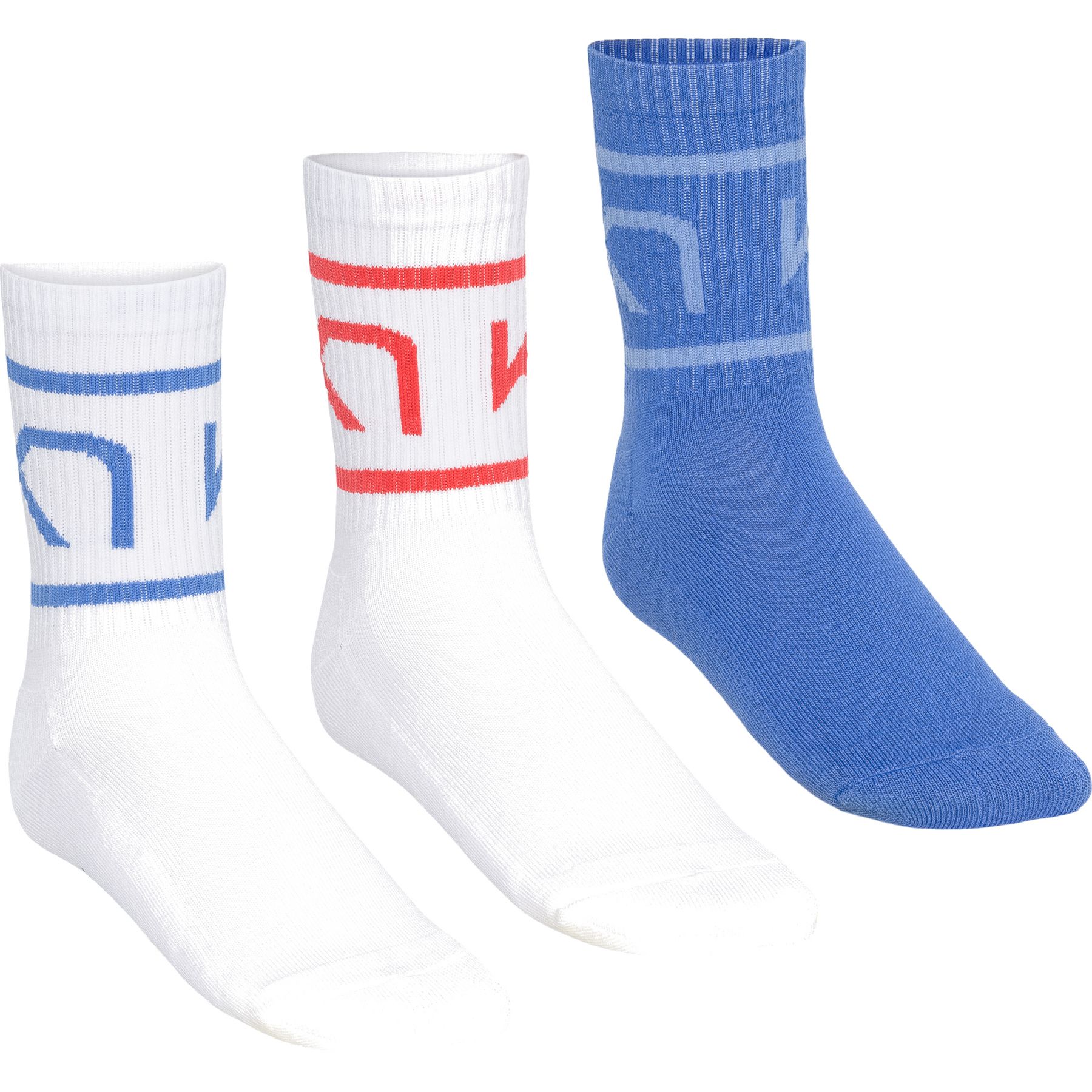 Kari Traa Tennis, chaussettes, 3 par, bleu clair