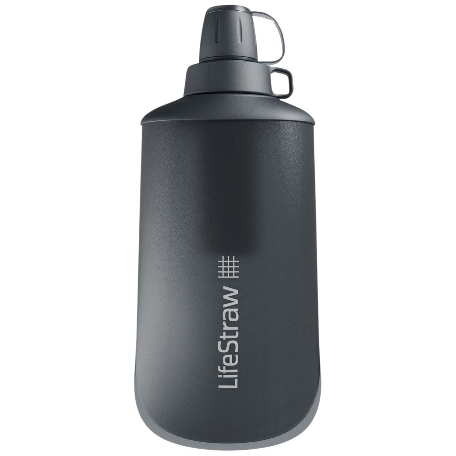 LifeStraw Peak Series Collabsible Squeeze Bottle, 650ml, gris foncé