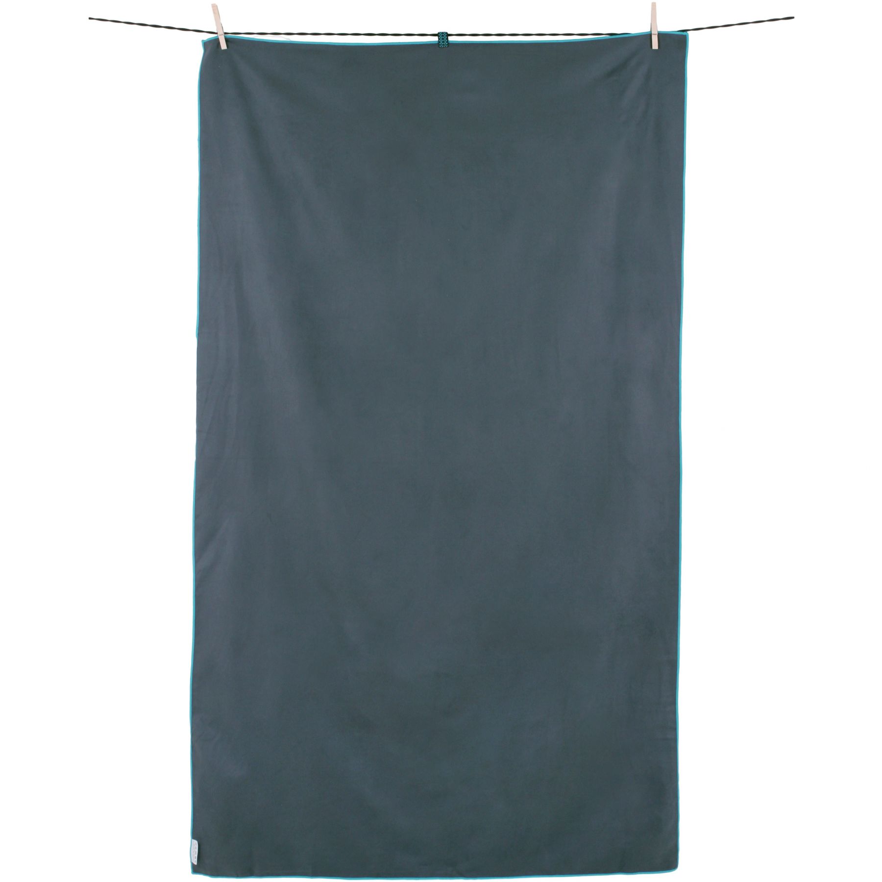 Lifeventure Trek Towel en SoftFibre Recyclé, gris