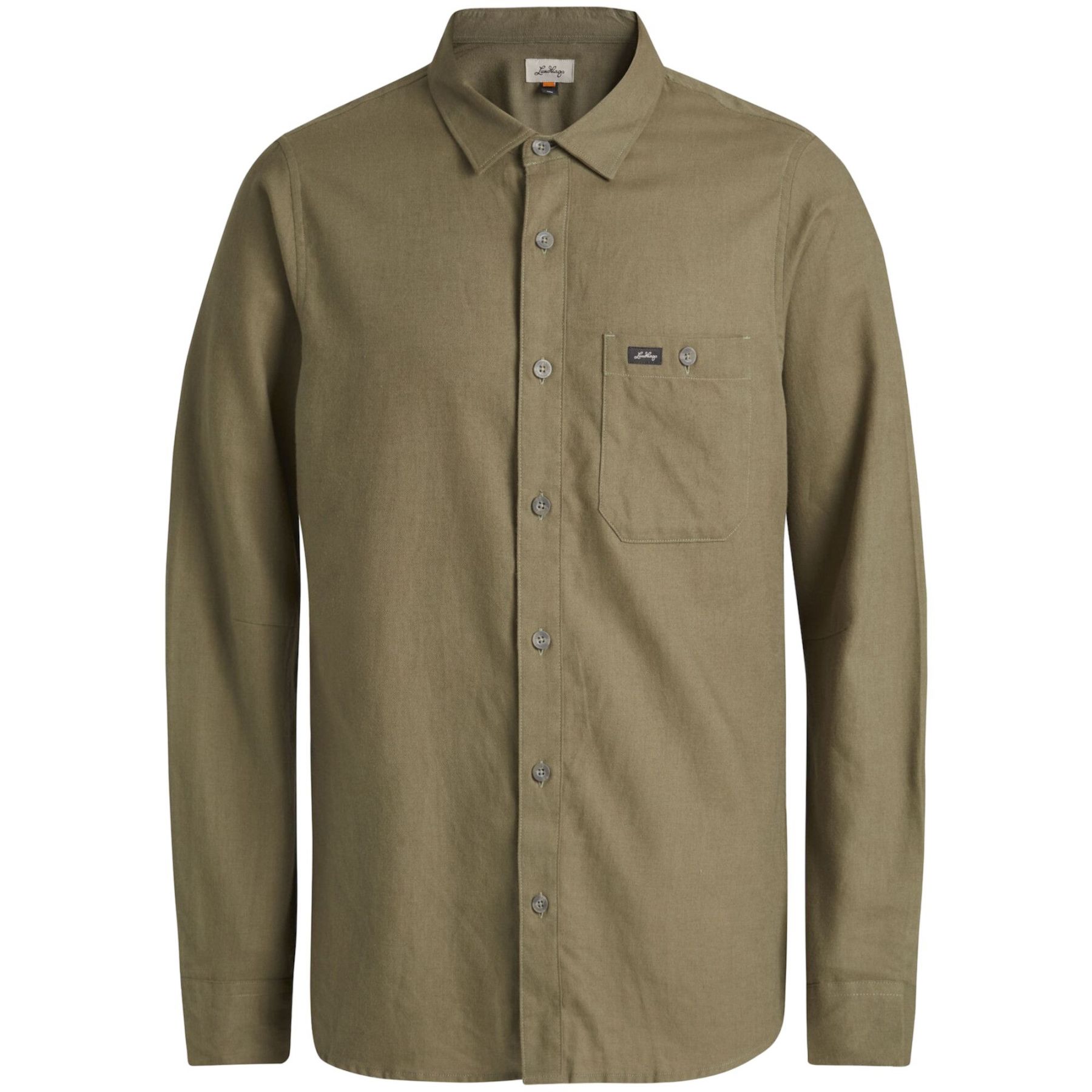 Lundhags Ekren Solid Ms LS Shirt, chemise, homme, vert
