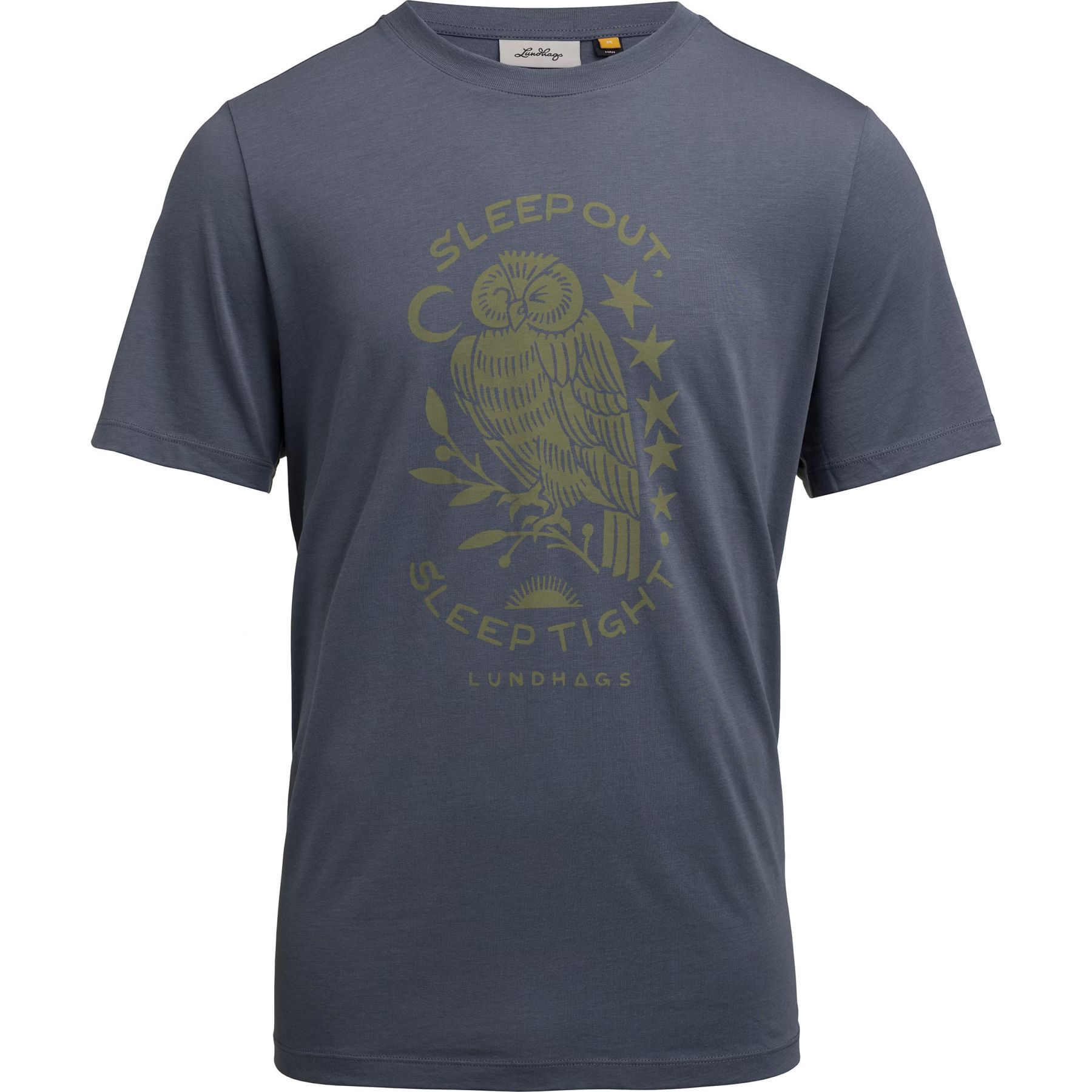Lundhags Järpen Printed T-shirt, t-shirt, homme, bleu