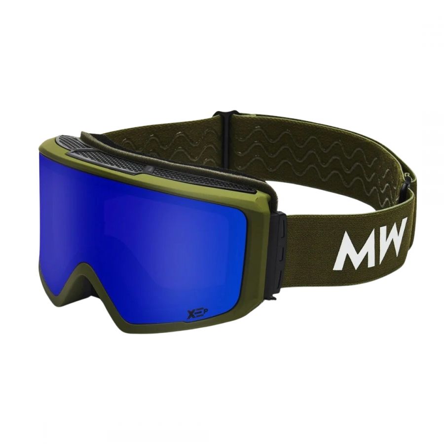 MessyWeekend Flip XEp, masque de ski, vert