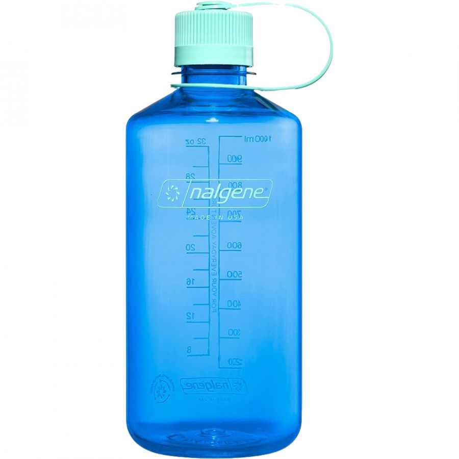 Nalgene narrow mouth sustain, gourde, 1000 ml, bleu