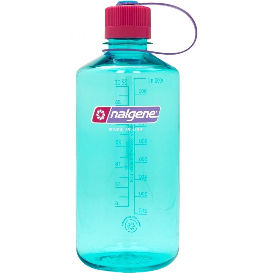 Nalgene narrow mouth sustain, gourde, 1000 ml, turquoise