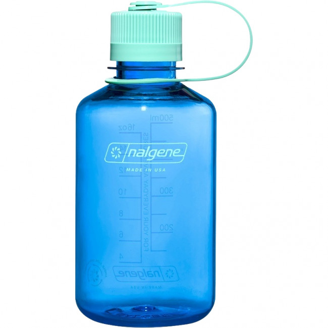 Nalgene narrow mouth sustain, gourde, 500 ml, bleu