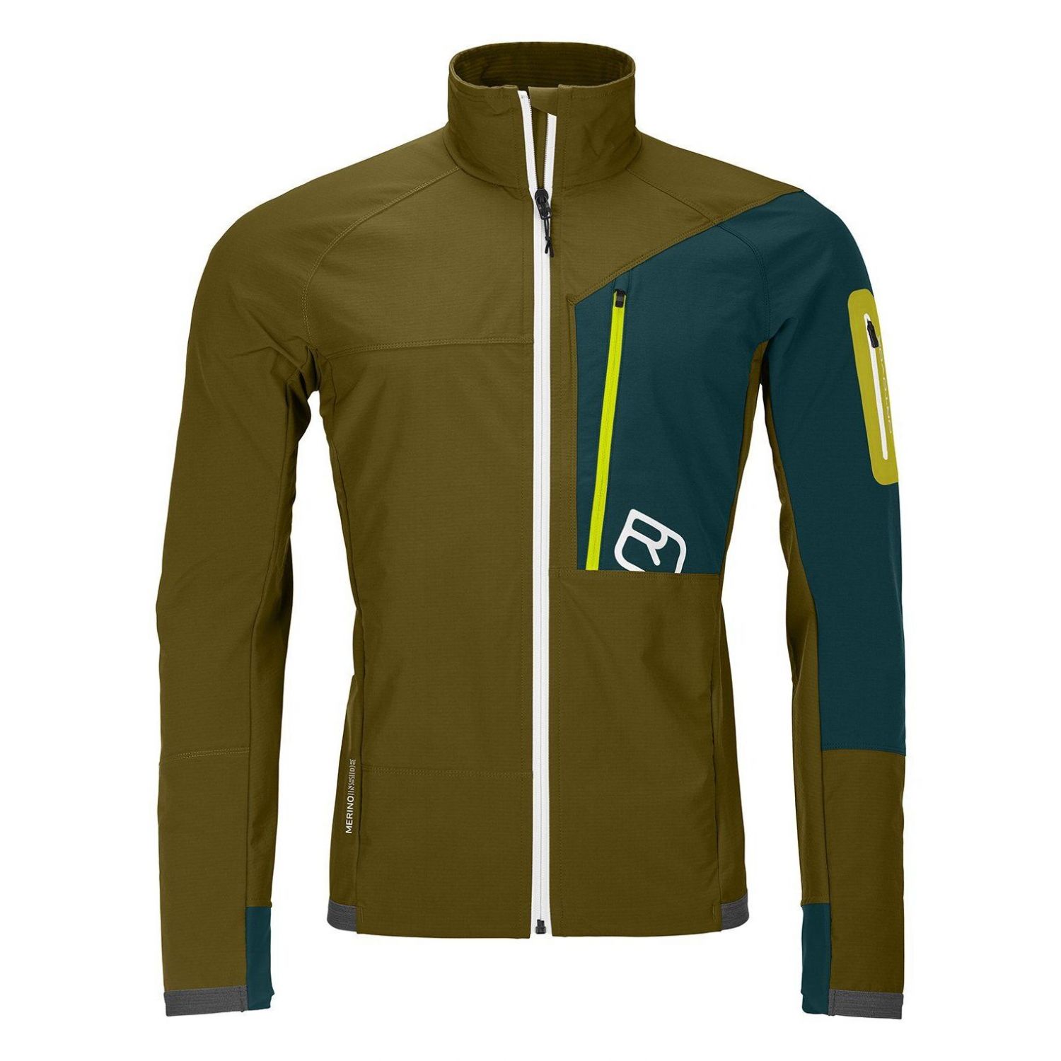 Ortovox Berrino, veste softshell, hommes, vert