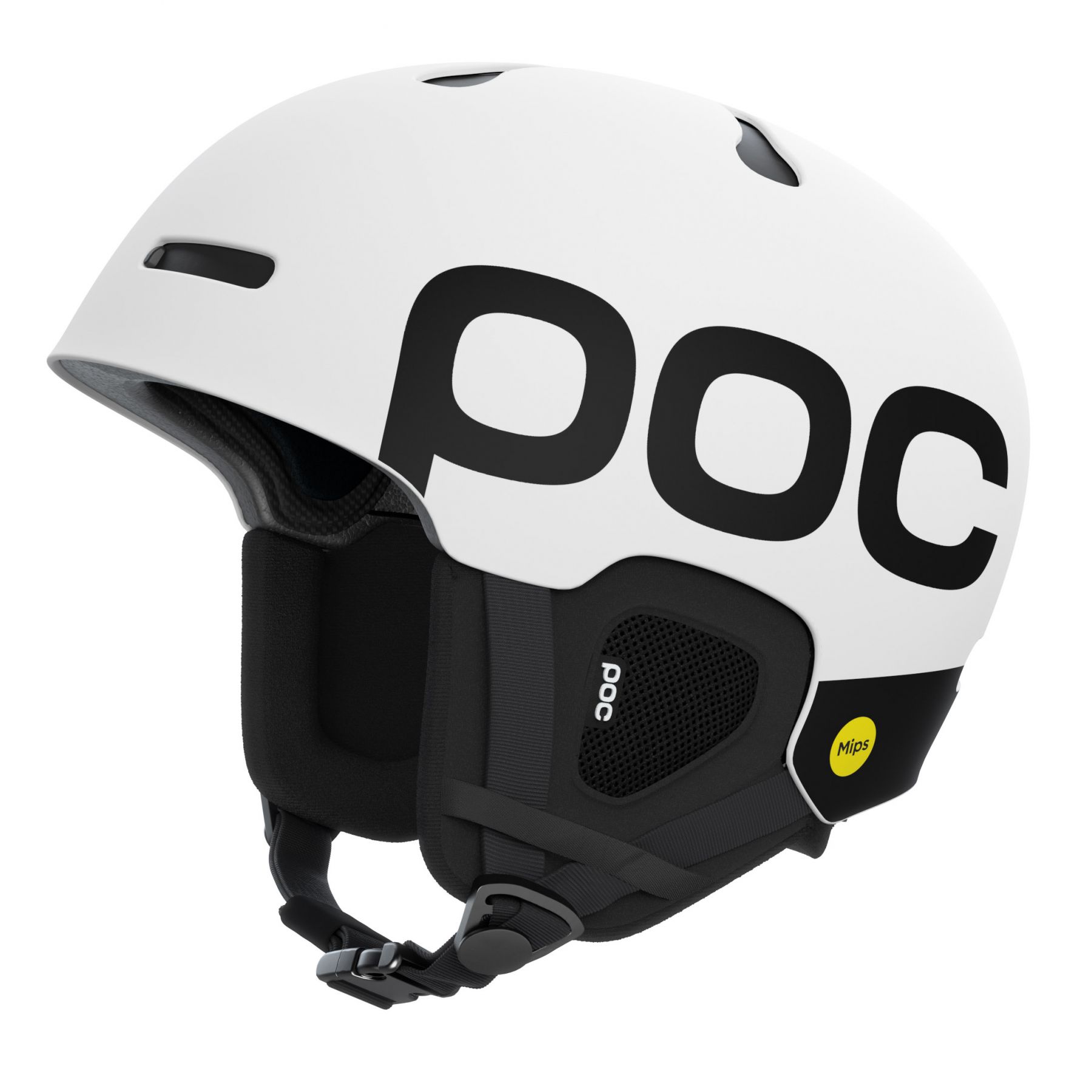 POC Auric Cut BC MIPS, casque de ski, hydrogen white matt