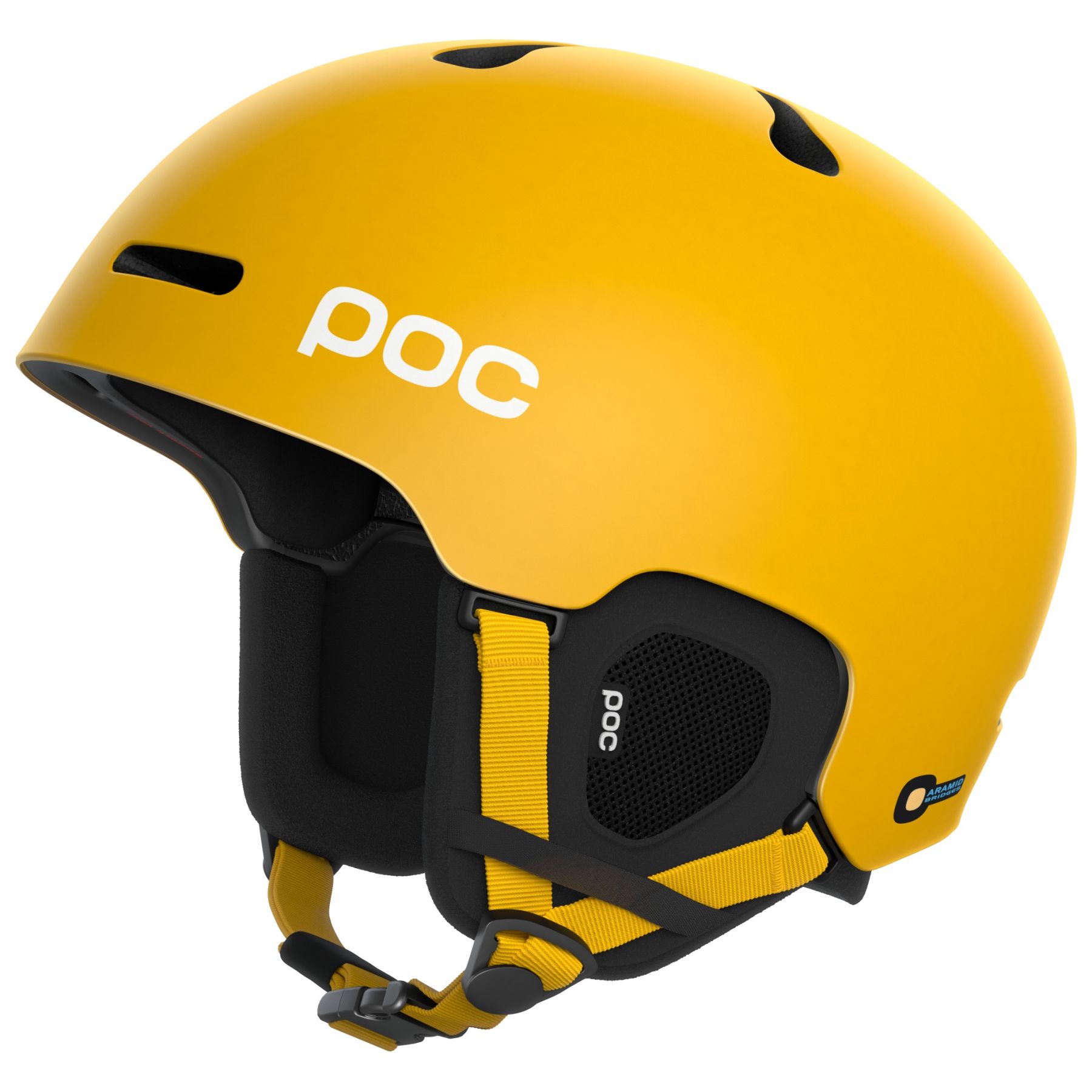 POC Fornix MIPS, casque de ski, sulphite yellow matt