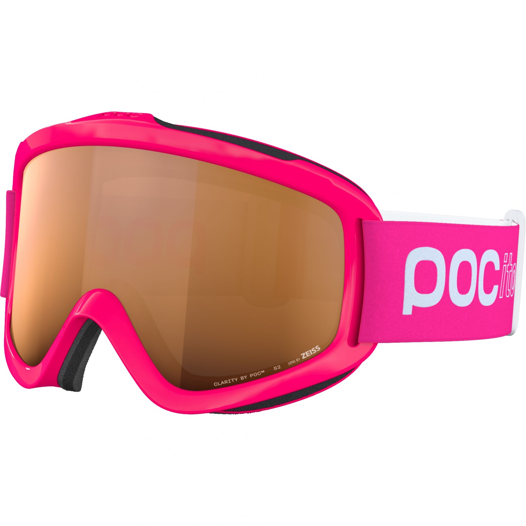 POCito Iris, masque de ski, junior, fluorescent pink