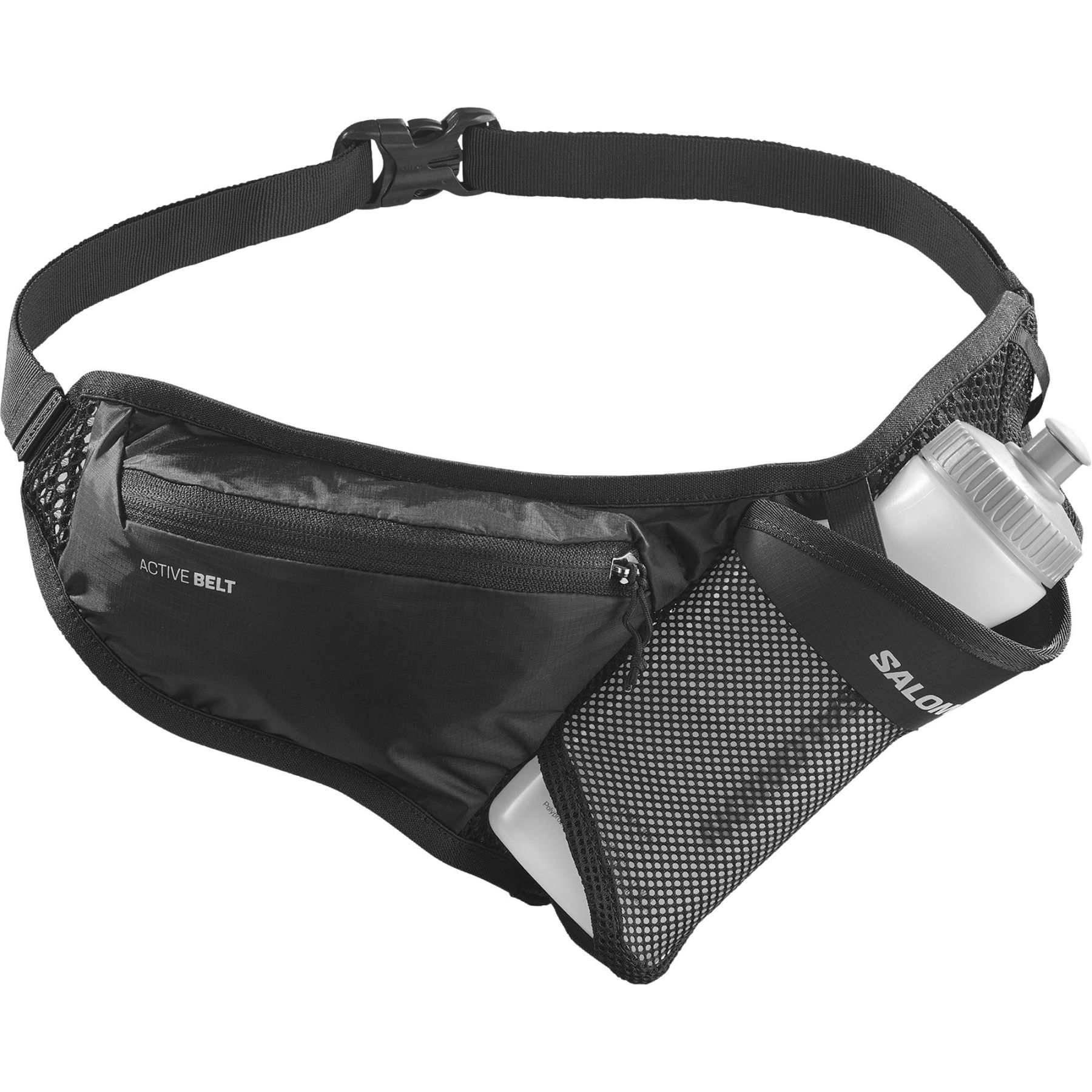 Salomon Active Belt 3D Bottle, ceinture de running, noir