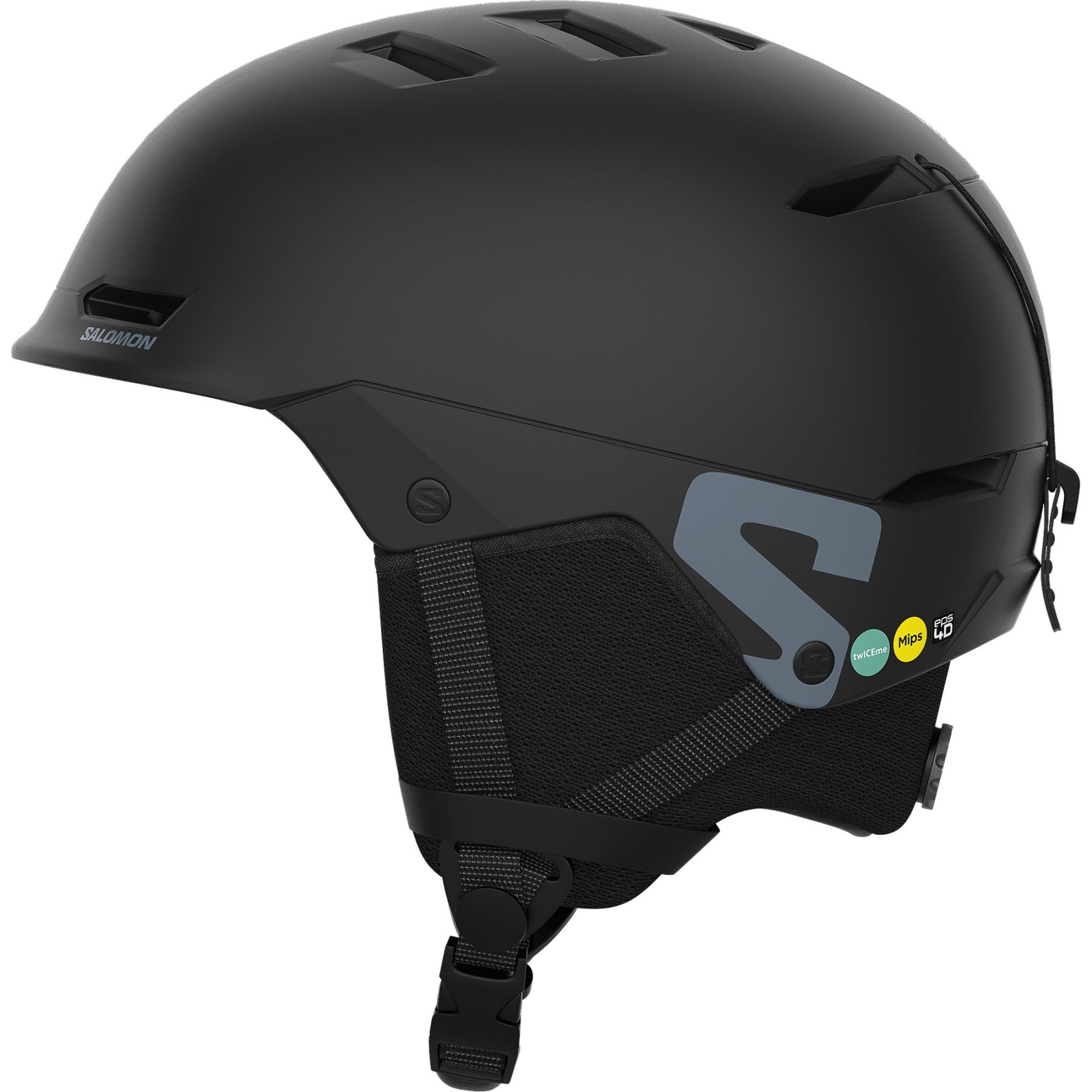 Salomon Husk JR MIPS, casque de ski, junior, noir