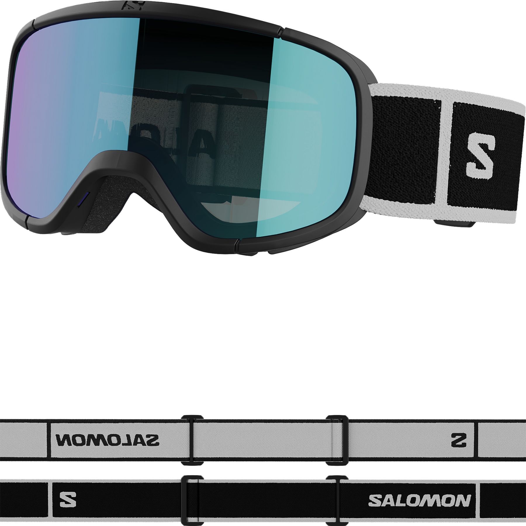 Salomon Lumi, masque de ski, junior, noir/gris