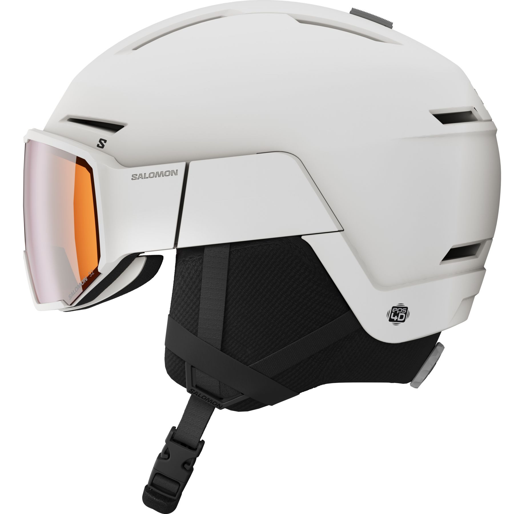 Salomon Osmo, casque de ski à visière, blanc