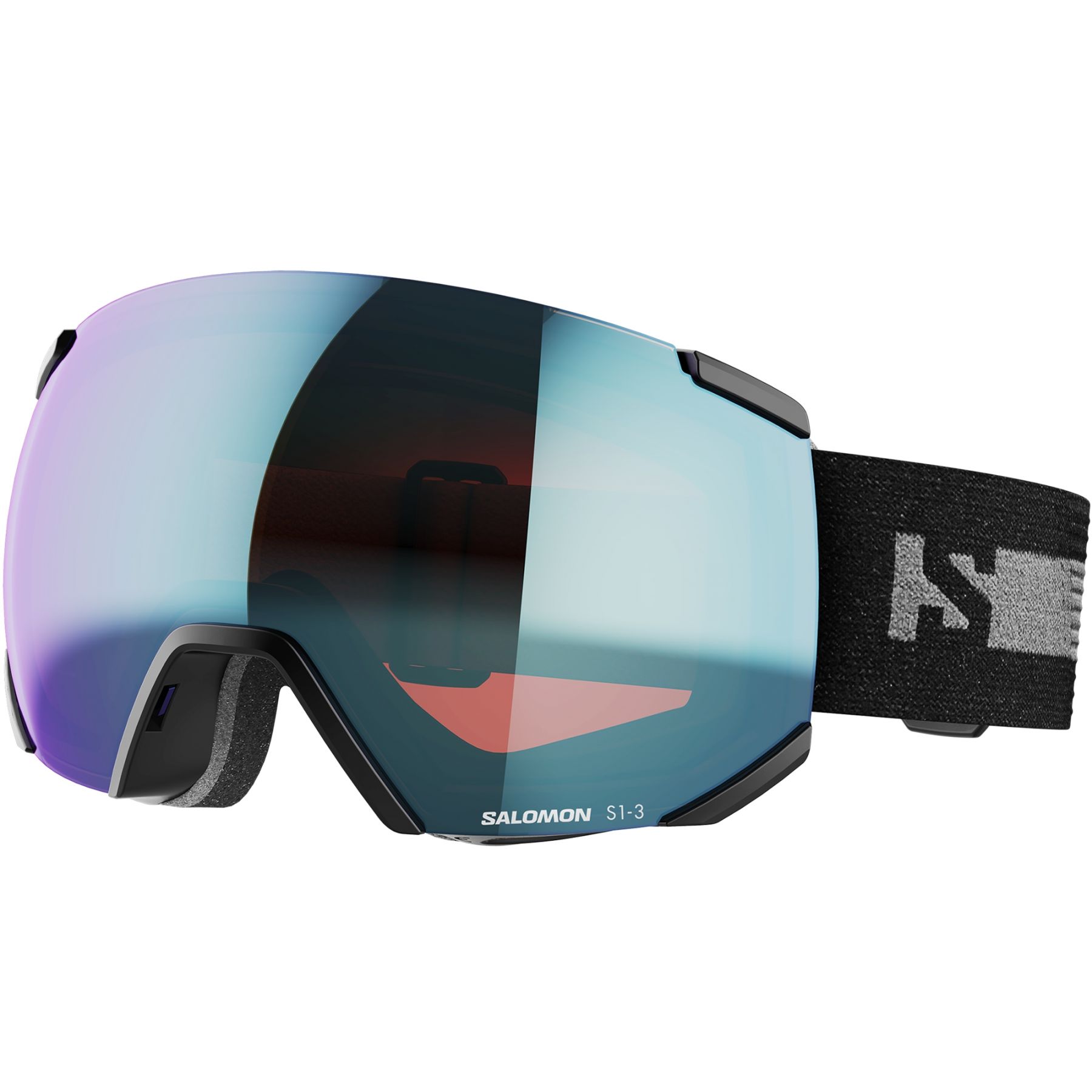 Salomon Radium Photochromic, masque de ski, noir