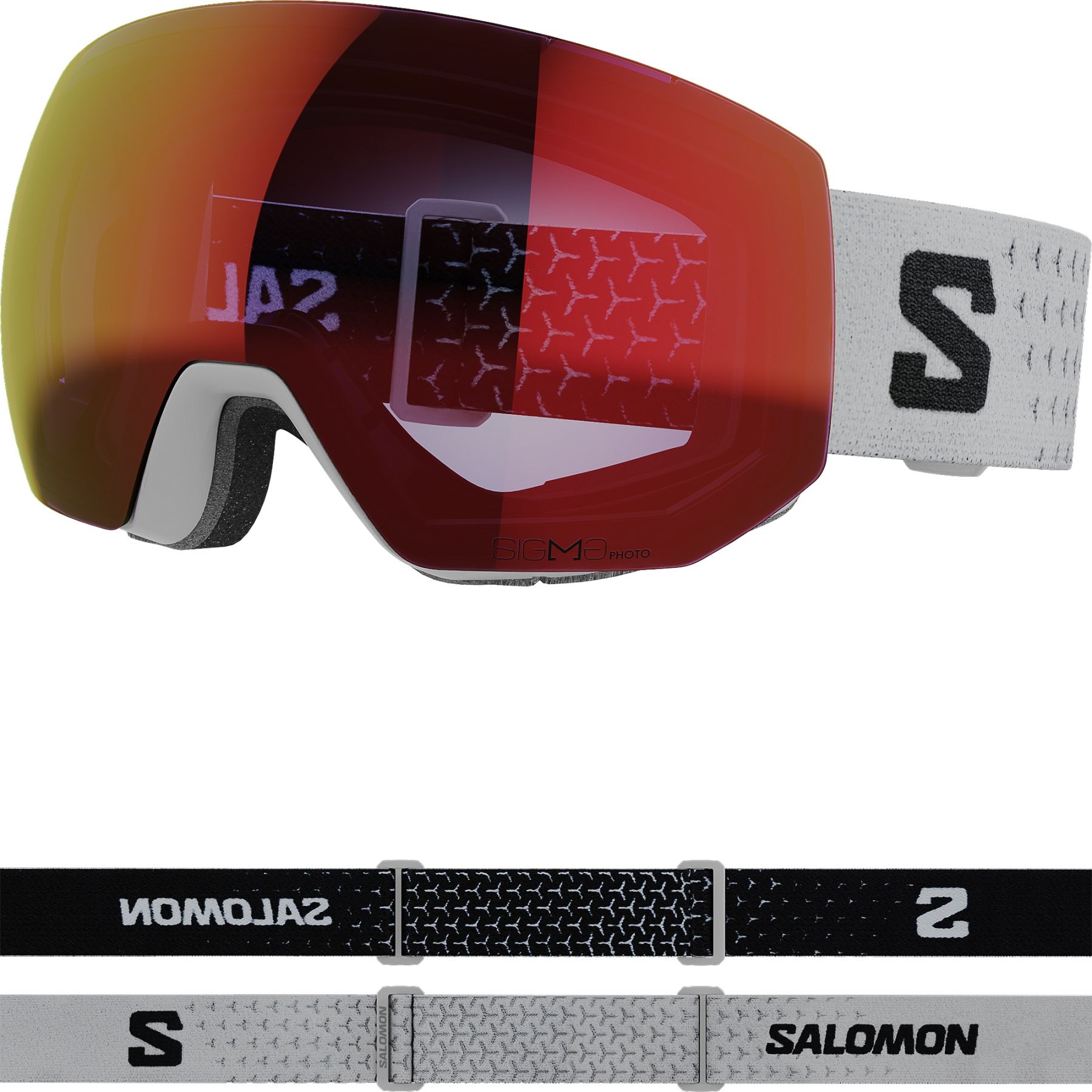 Salomon Radium Pro Sigma Photo, masque de ski, blanc