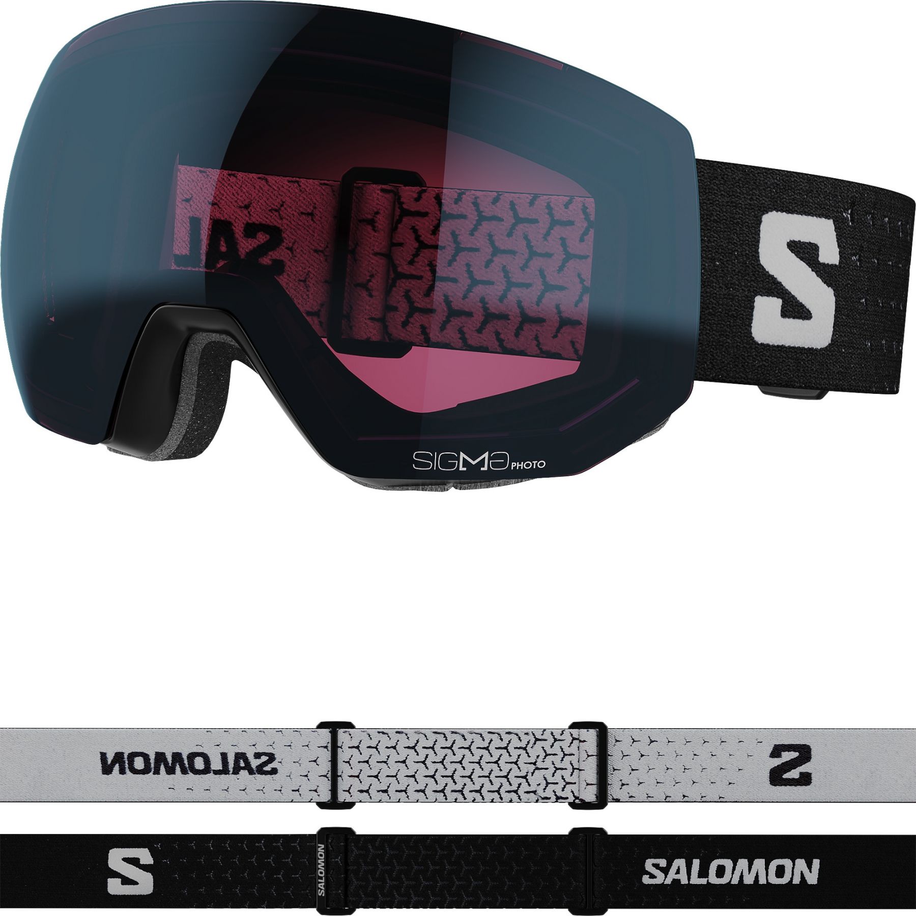 Salomon Radium Pro Sigma Photo, masque de ski, noir