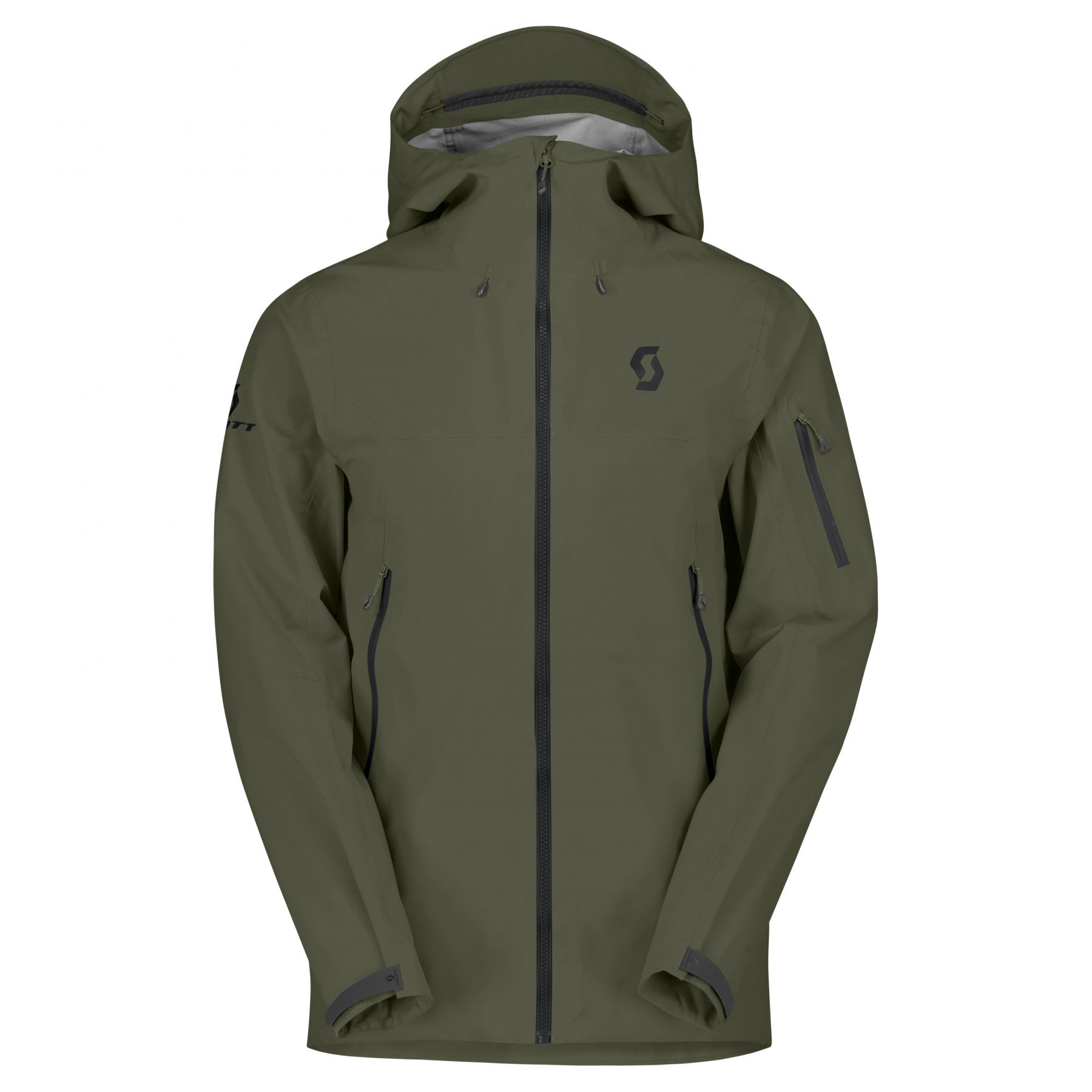 Scott Explorair 3L, veste en coquille, hommes, vert foncé