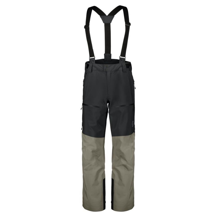 Scott Vertic GTX 2L, pantalon imperméable, homme, beige/noir