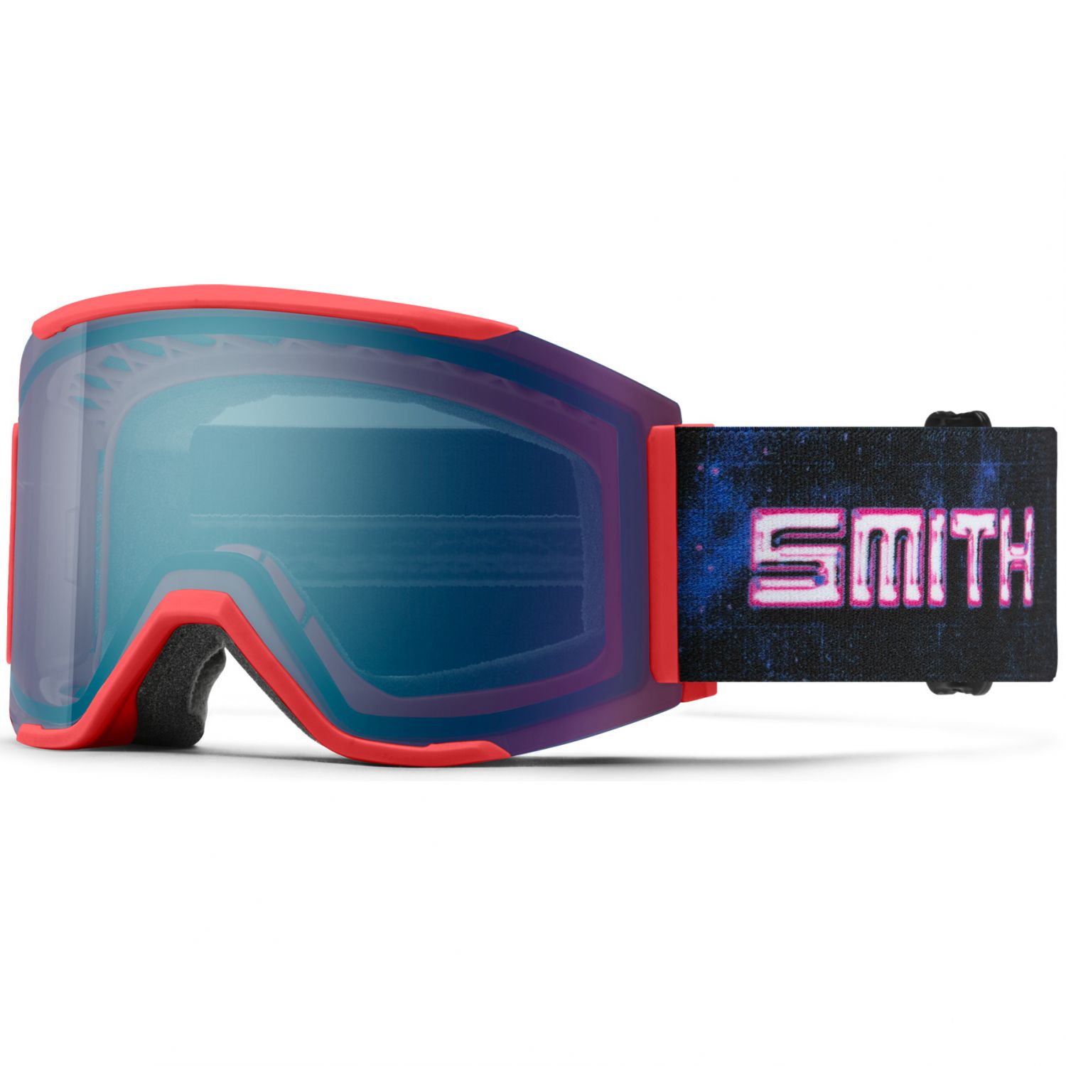 Smith Squad Mag, masque de ski, wild child chrome dome