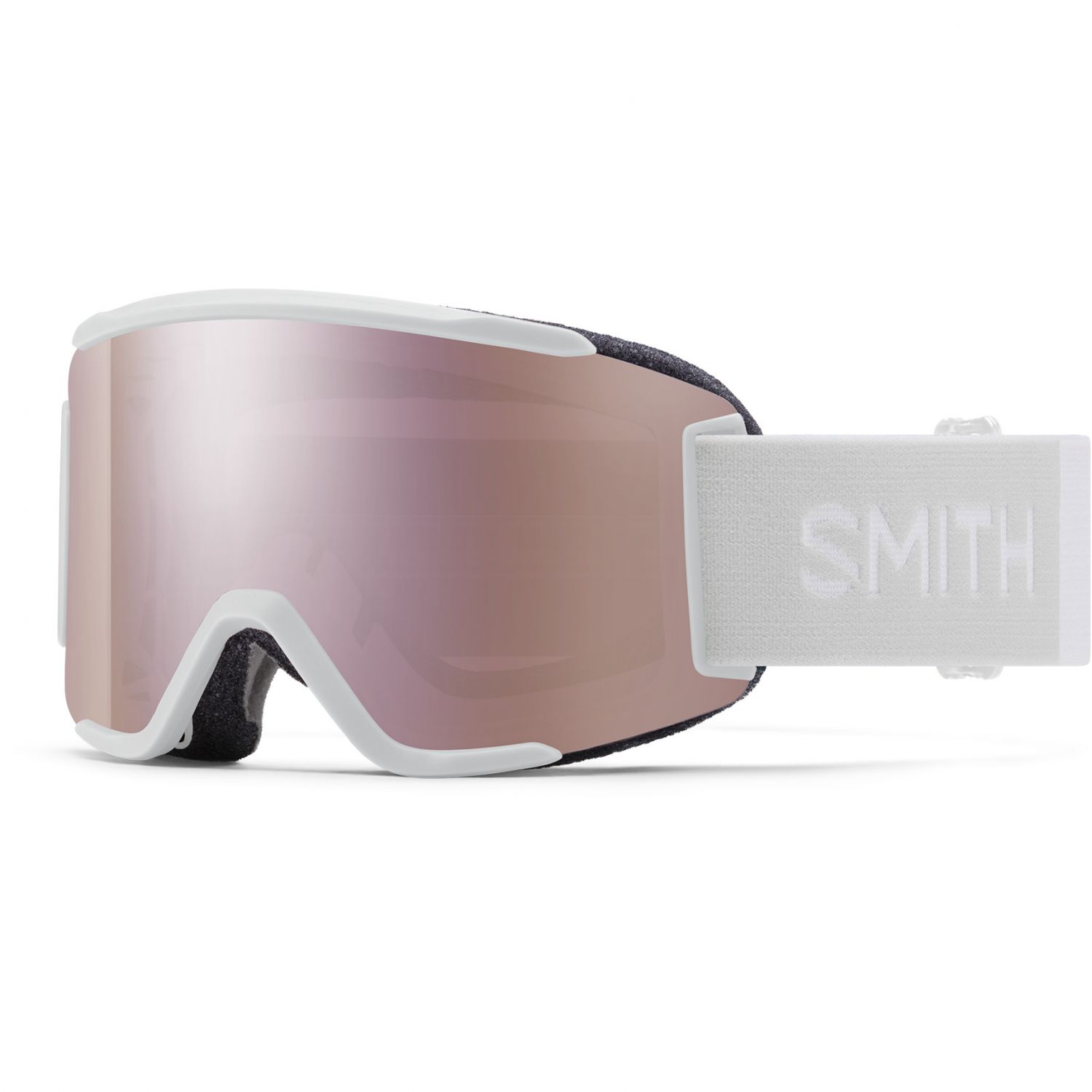 Smith Squad S, masque de ski, white vapor