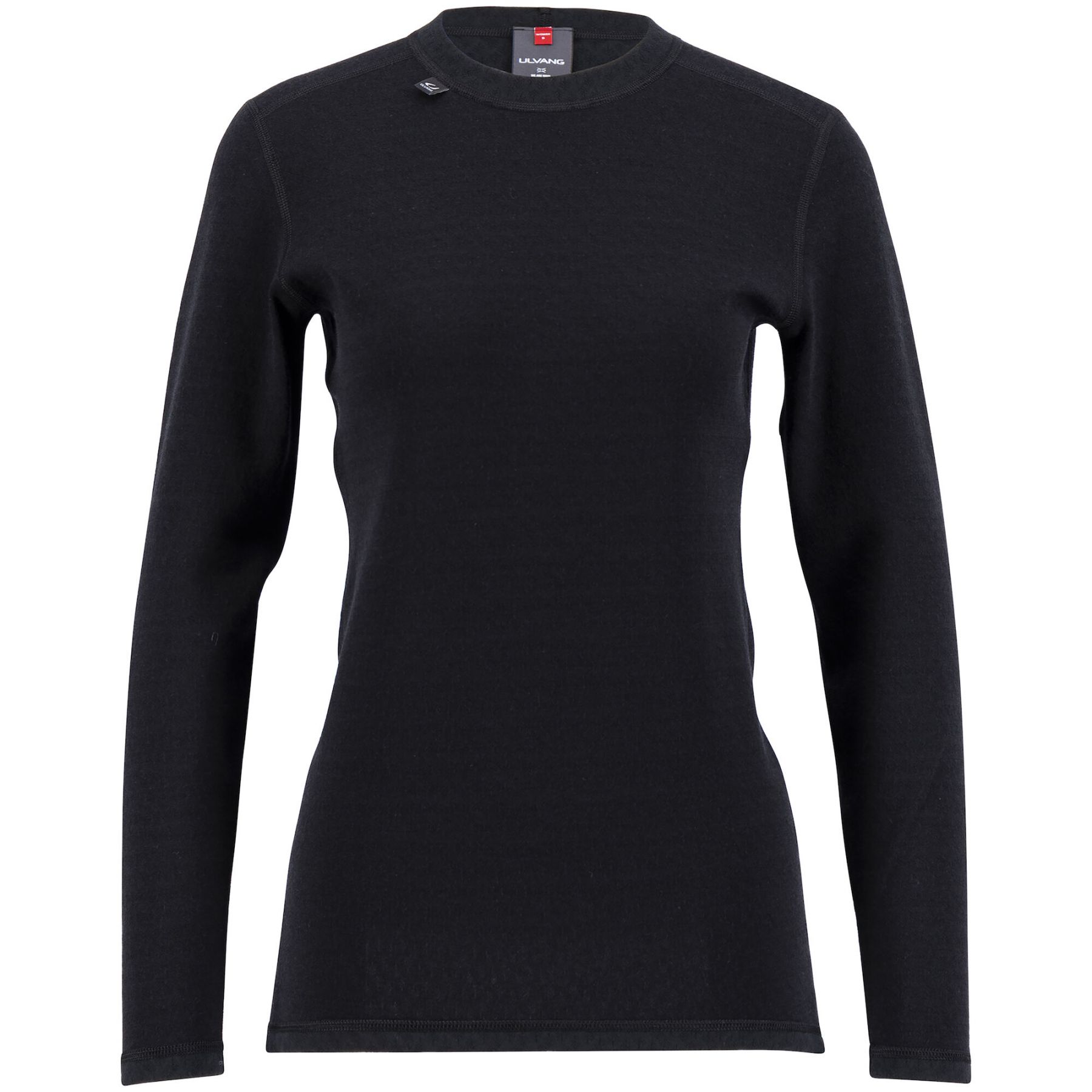 Ulvang Comfort 200 Round Neck, maillot de ski, femmes, noir