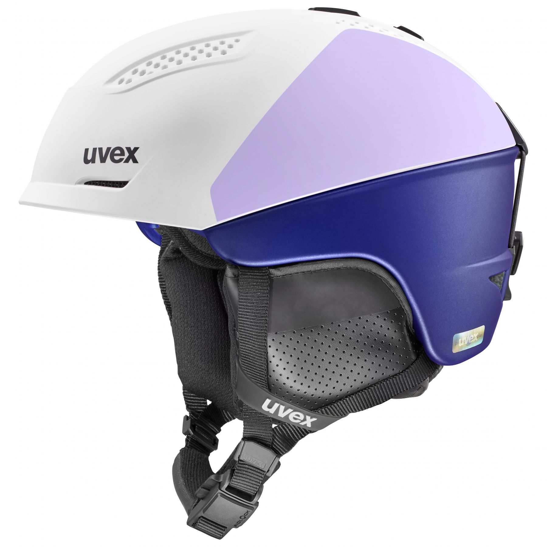 Uvex Ultra Pro, casque de ski, femmes, blanc/violet